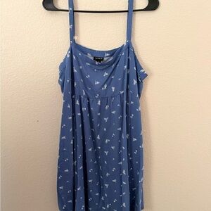 Torrid Blue Floral Dress